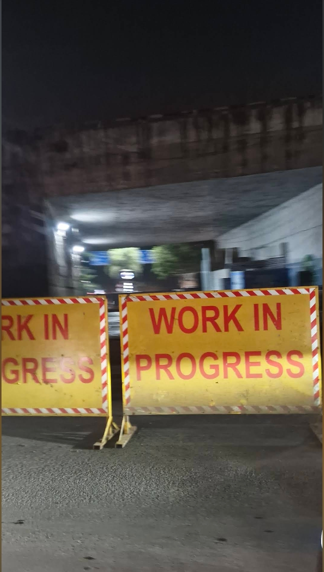 Tunnel widening work going at Indira nagar tunnel
